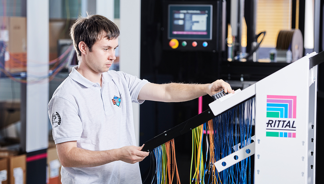 Make wire processing ten times faster with Rittal’s Wire Terminal WT C